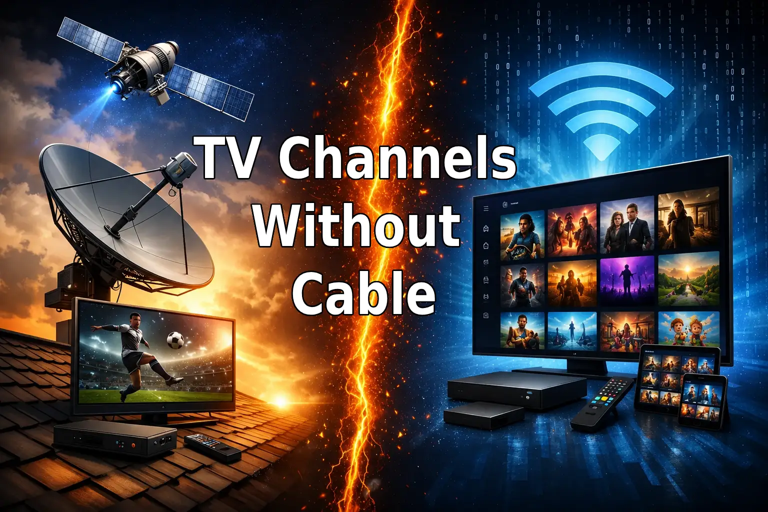 How Do You Get Regular TV Channels Without Cable?